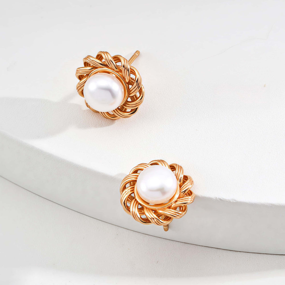 925 Sterling Silver Pearl Earrings – Chic & Unique Design