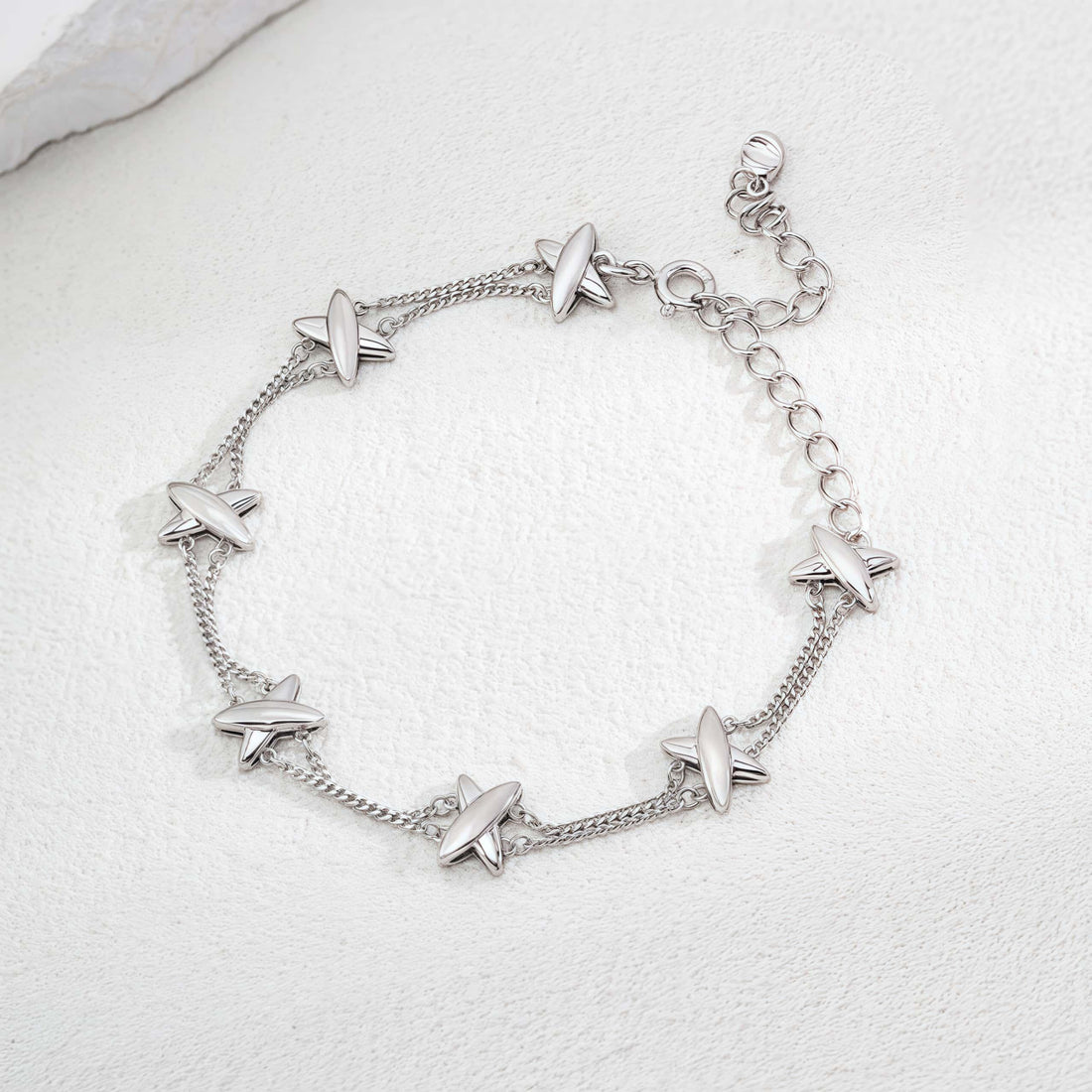 925 Silver Minimalist Bracelet - Adjustable & Elegant